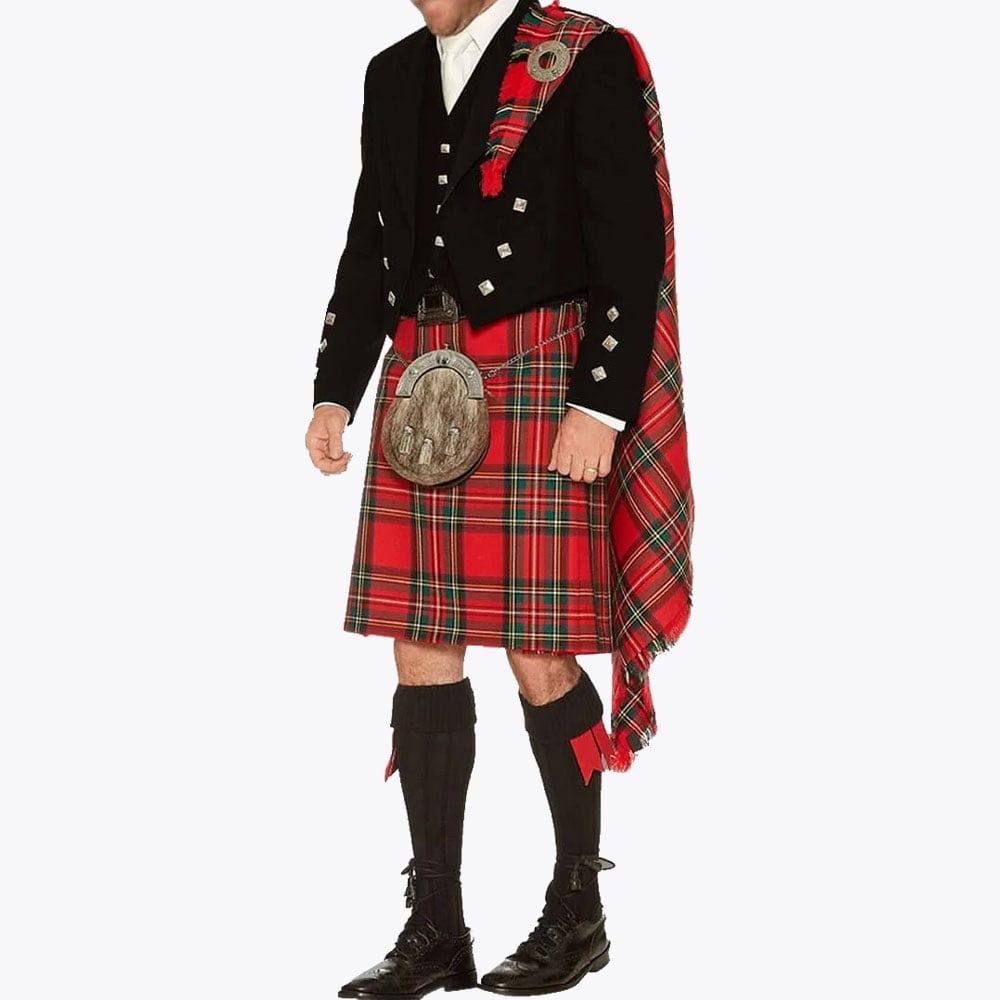 Premium Prince Charlie Wedding Kilt Outfit Package
