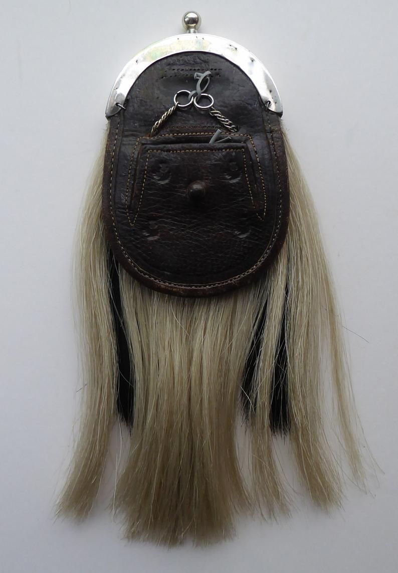 Antique Scottish Horsehair Sporran