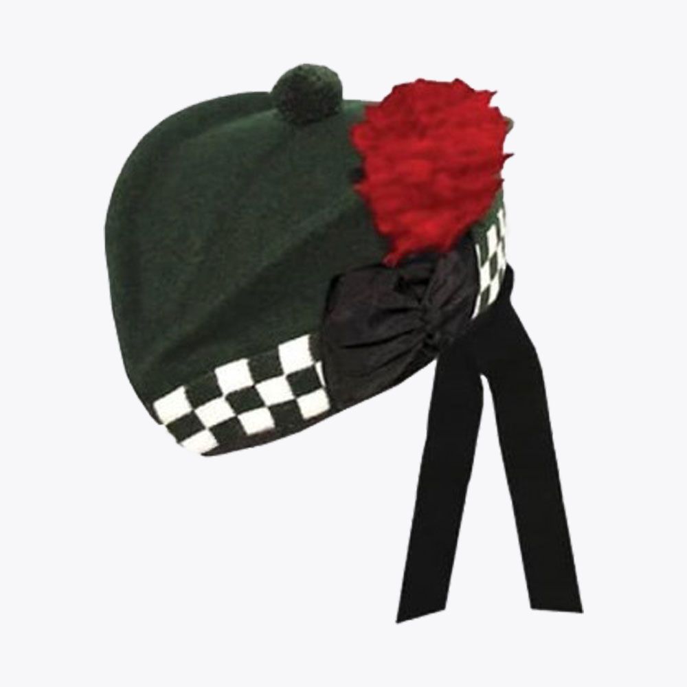 Army Glengarry Diced Hat