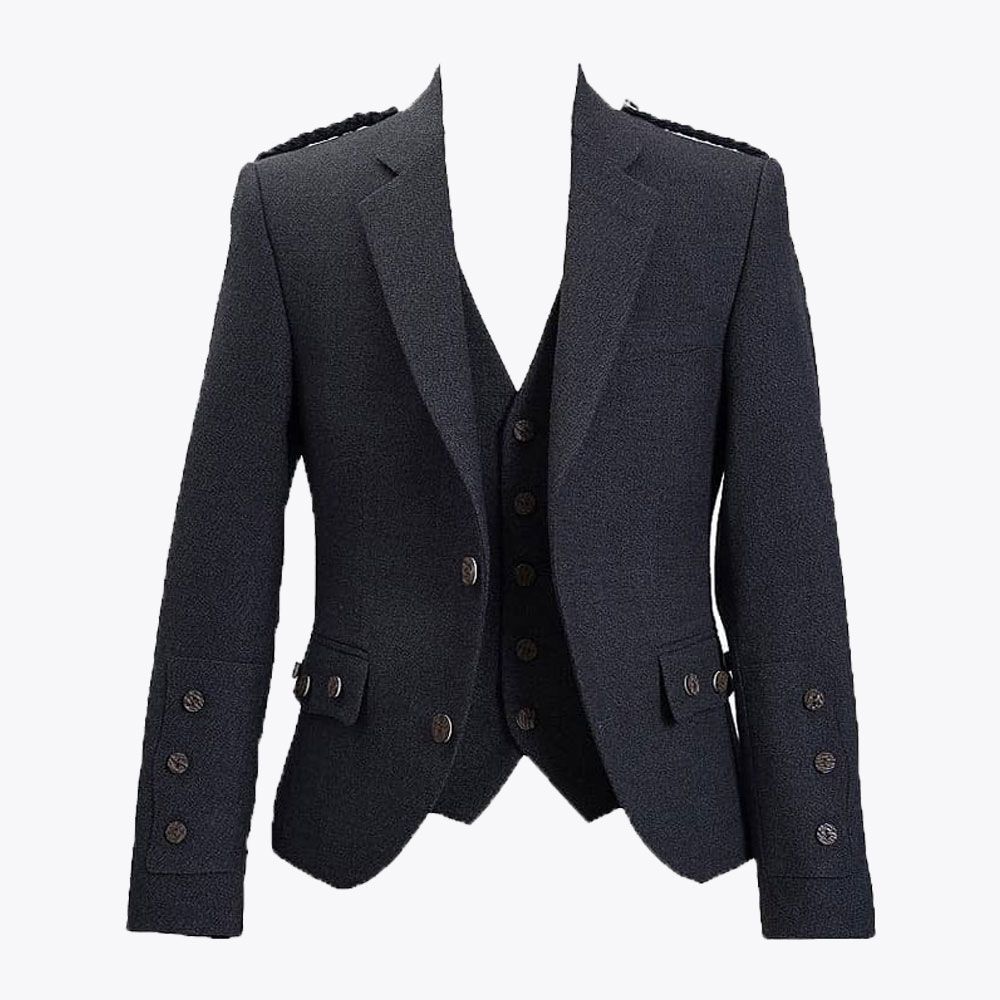 Crail Charcoal Tweed Klashich Jacket