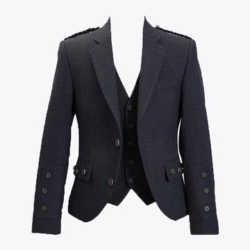 Crail Charcoal Tweed Klashich Jacket