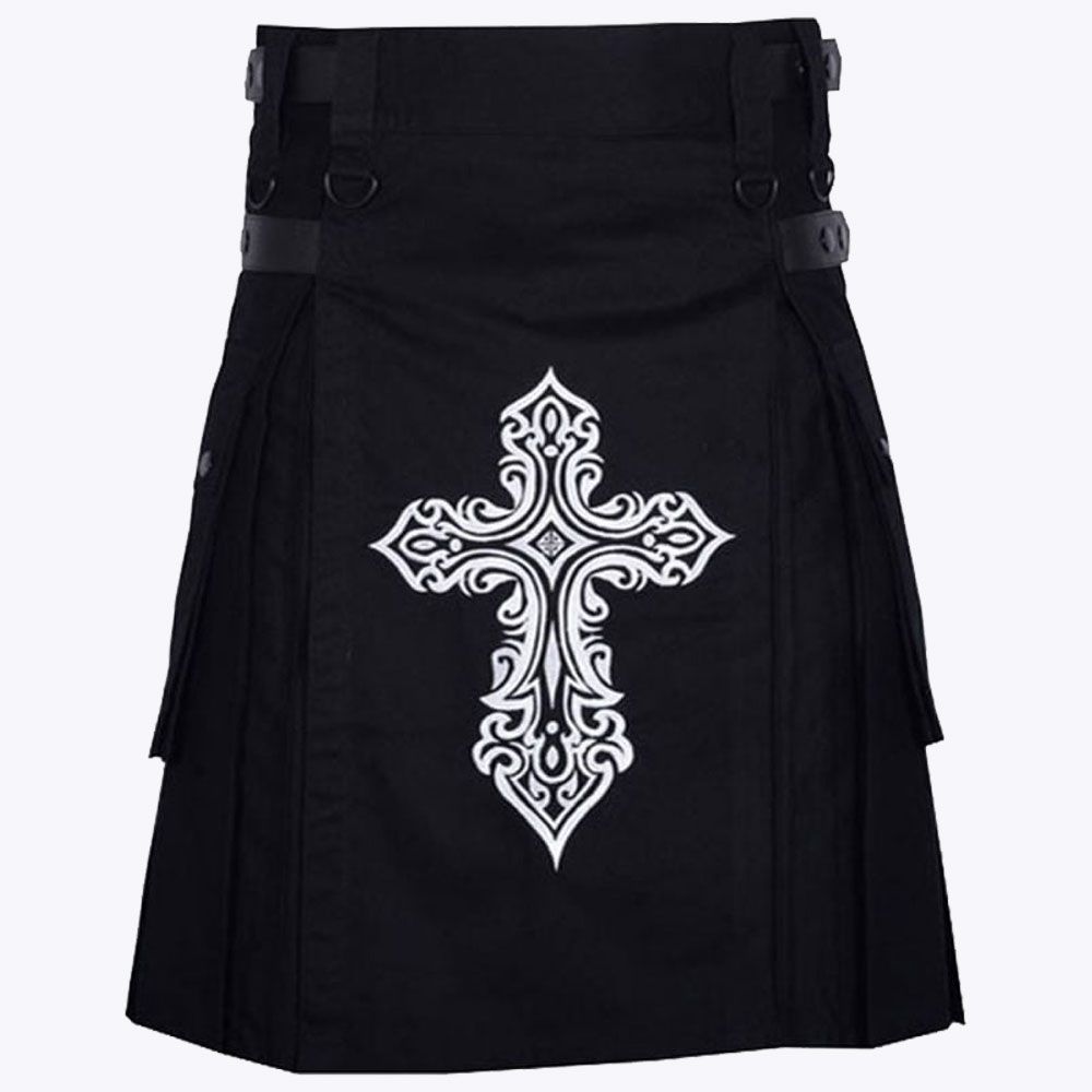 Embroidered Celtic Kilt