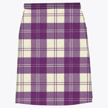 Eriskin Dress purple &amp; White Women Tartan Kilt