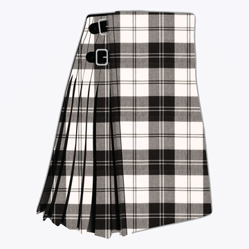 Erskine Black &amp; White Tartan Kilt