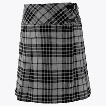 Grey Hamilton Tartan Kilt For Women