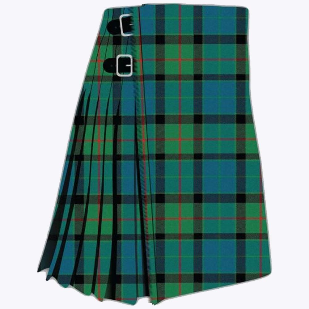 Gun Muted Tartan Kilt