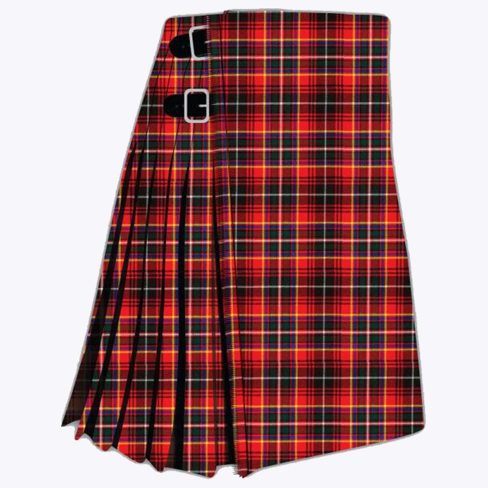 Innes Red Modern Tartan Kilt