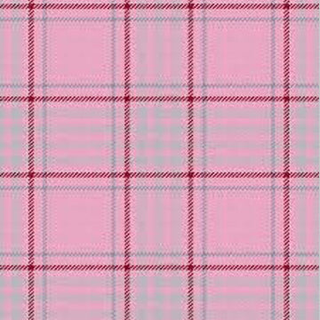 Komen Rose Plaid Tartan Kilt