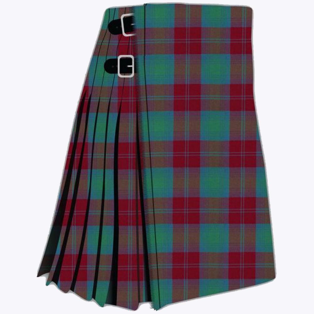 Lindsay Muted Tartan Kilt