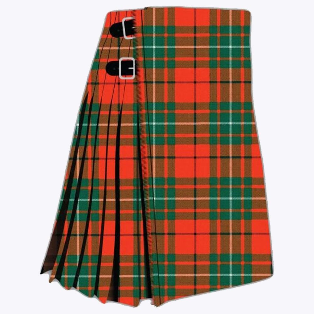 MacAuly Red Ancient Tartan Kilt