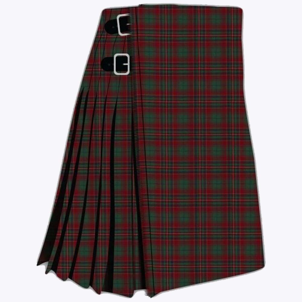 Macinnes Red Muted Tartan Kilt