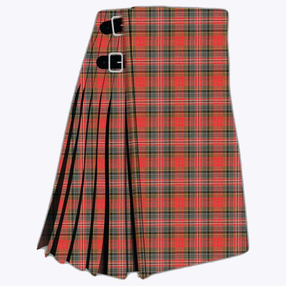 MacPherson Clan Weathered Tartan Kilt