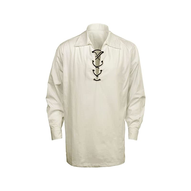 Men Scottish Full Sleeve Ghillie Shirt