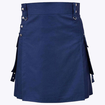 Navy Blue Fashion Kilt