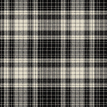 Ogilvie Black &amp; White Tartan Kilt