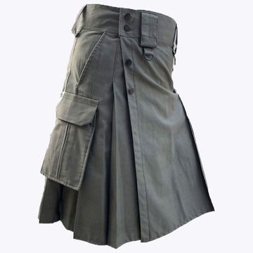 Olive Green Utility Kilt