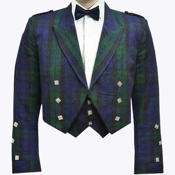 Prince Charlie Jacket &amp; Waistcoat In Tartan Made To Measure