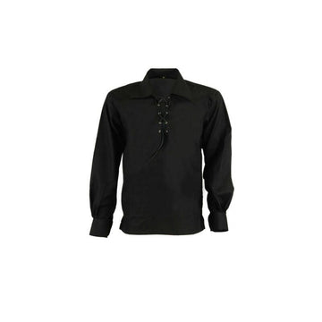 Scottish Black Jacobite Ghillie Shirt