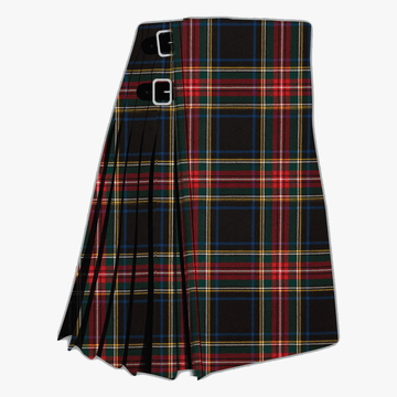 Stewart Black Modern Tartan Kiltv
