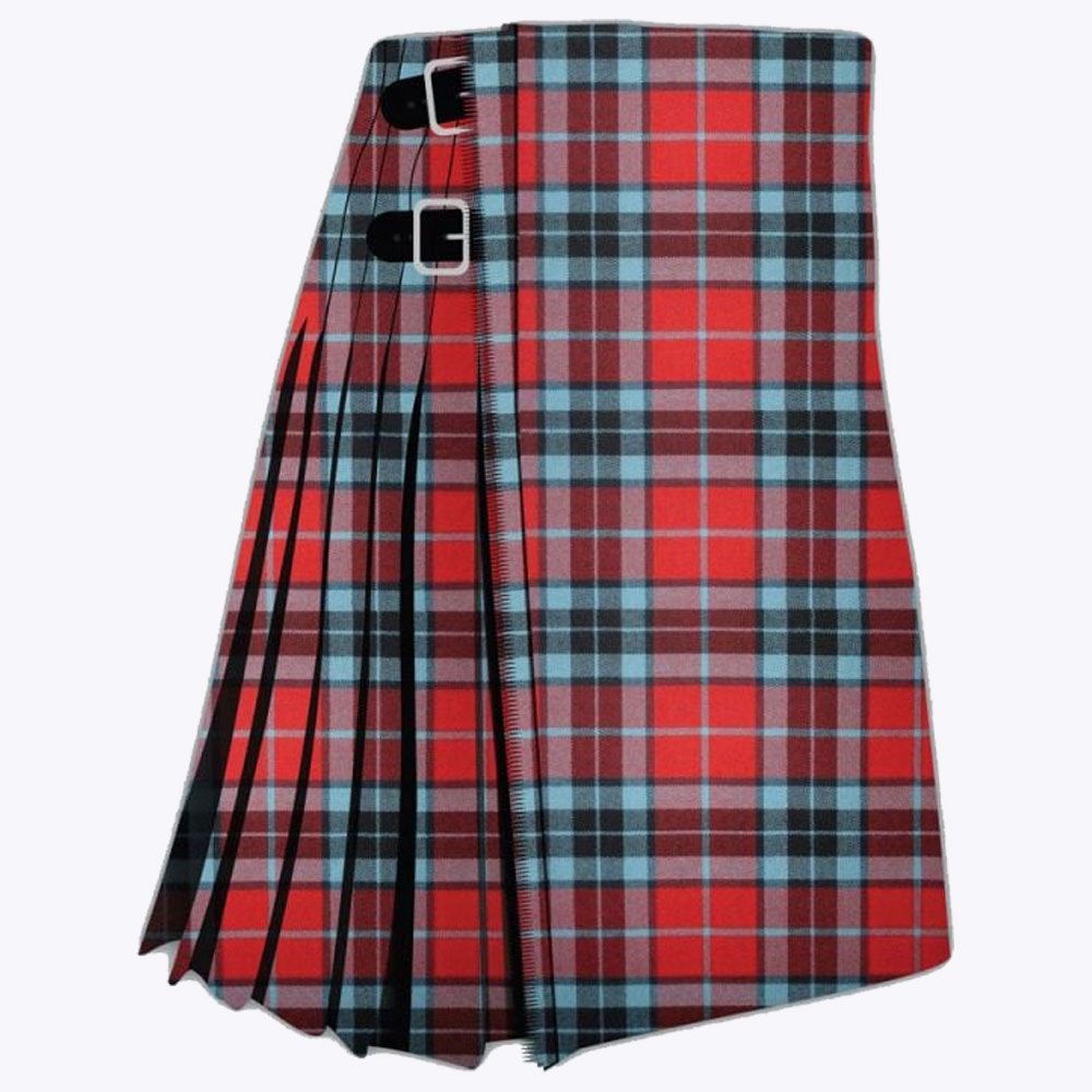 Thompson Red Modern Tartan Kilt