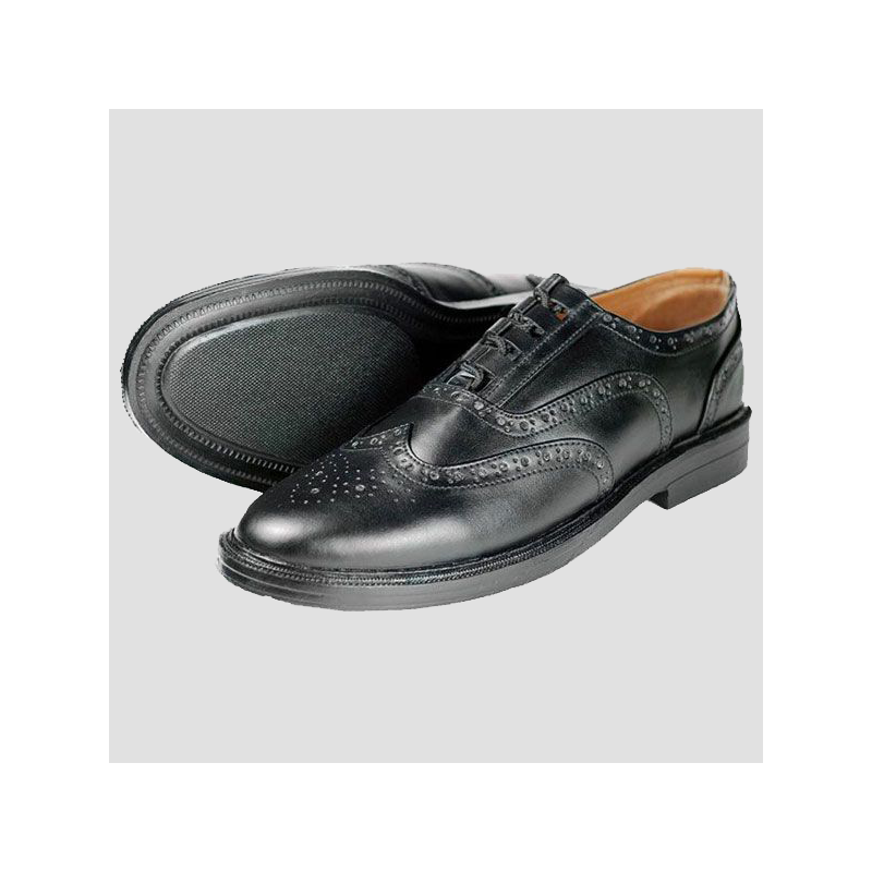 Traditional Leather Custom Made Black Shoes