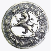 Antique Rampant Kilt Brooch