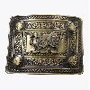 Antique Dragon Kilt Buckle