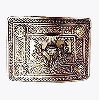Antique Thistle Kilt Buckle
