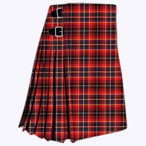 Innes Red Modern Tartan Kilt