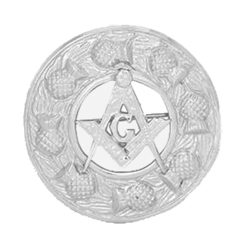 Masonic Fly Plaid Brooch